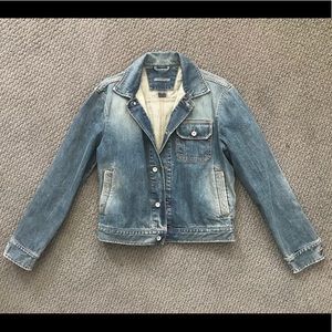 John Varvatos women’s jean jacket.
